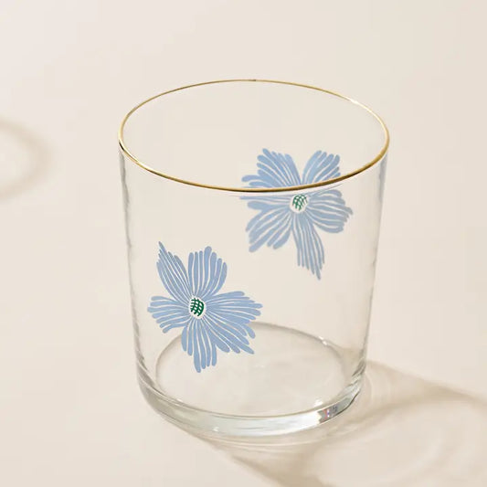 Blue Flower Tumbler