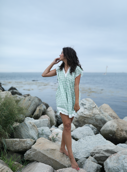 Eden Dress - Green Sea