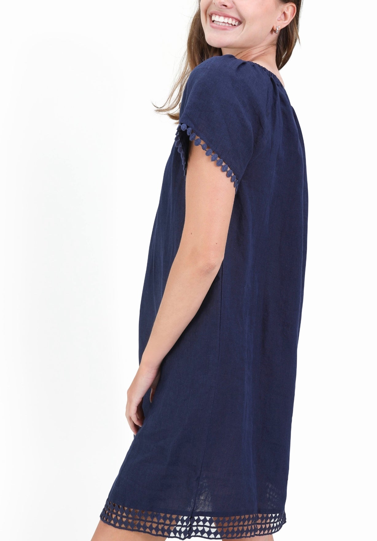 Palm Beach Dress – Navy