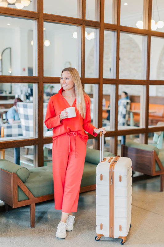 Terry Tunic Top – Poppy