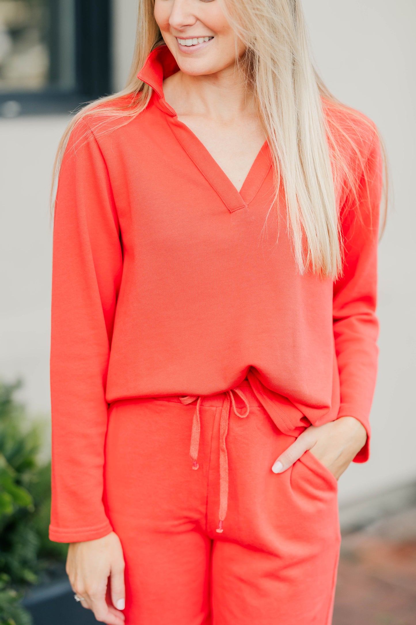 Terry Tunic Top – Poppy