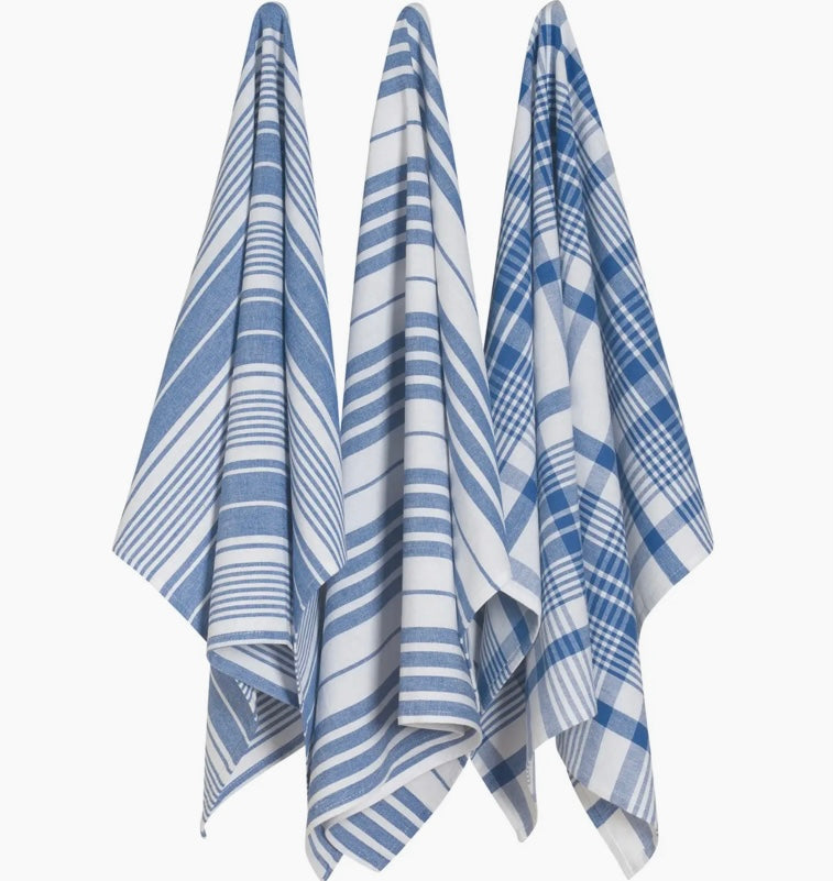 Royal Blue Jumbo Dishtowels (Set of 3)