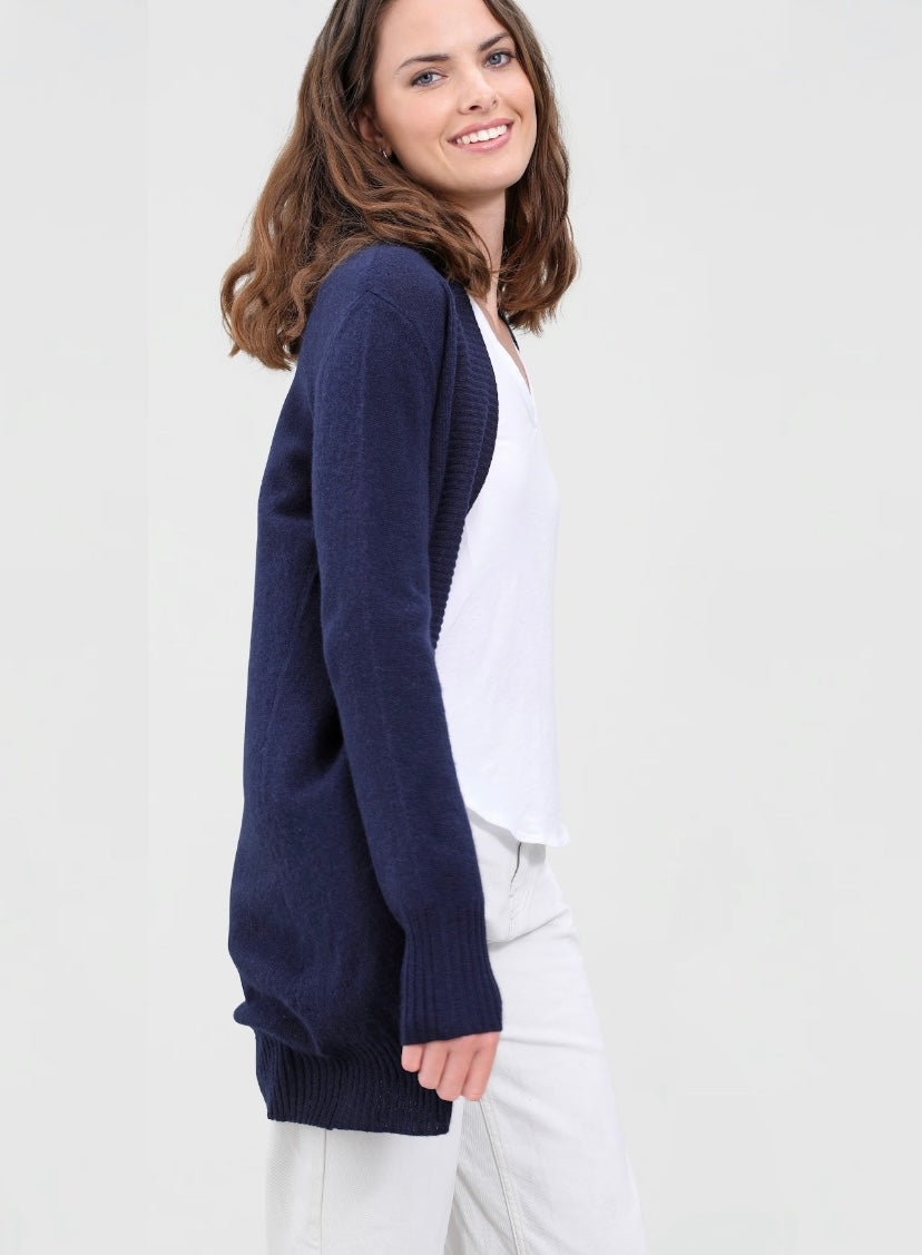 Cashmere Cardigan – Navy