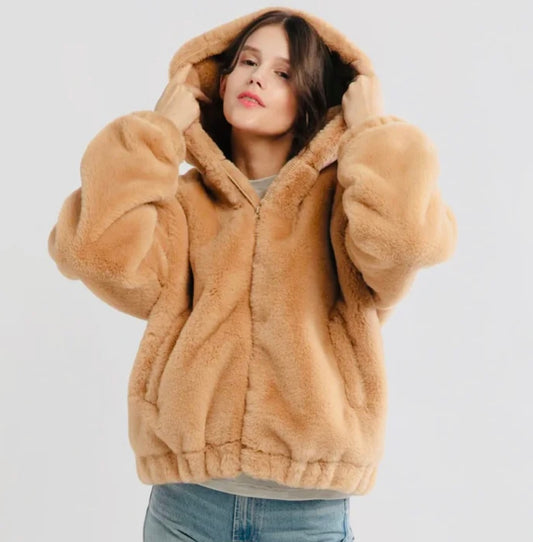 Teddy Faux Fur Jacket