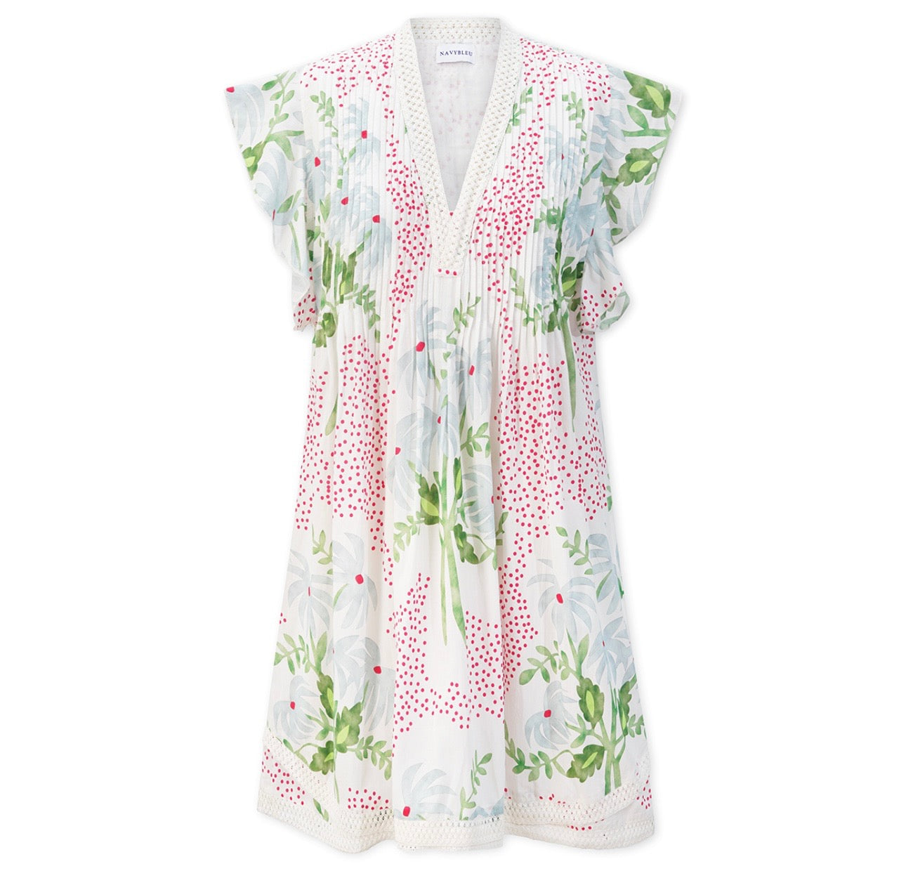 Eden Dress - Pink Dot Bloom