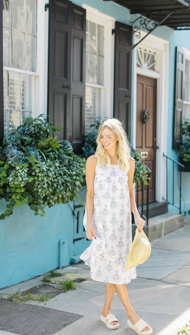 Edgartown Lavender Tulip Dress