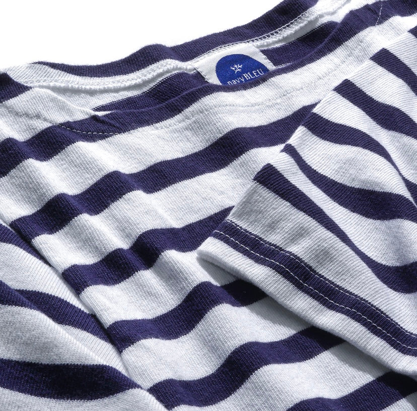 Navy Breton Stripe Shirt by NAVYBLEU
