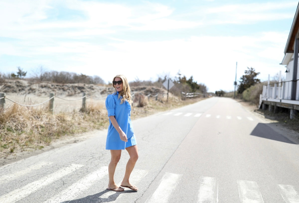 Westport Dress – Cornflower Blue
