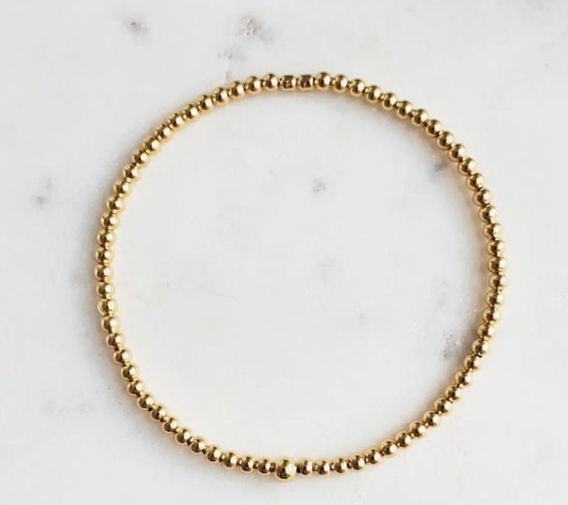 Gold Beads Bracelet