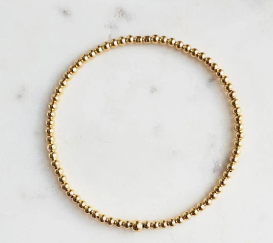 Gold Beads Bracelet