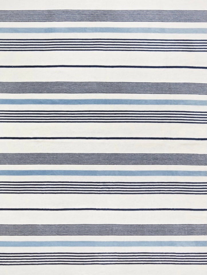 navyBLEU x ChappyWrap Striped Blanket