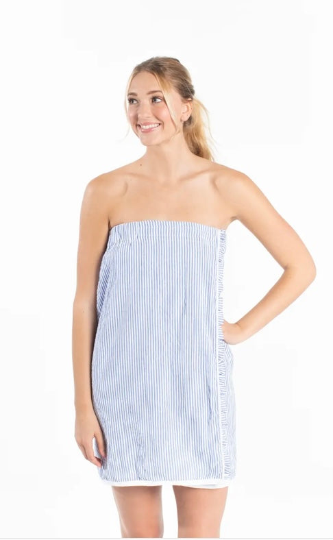 Seersucker Spa Wrap