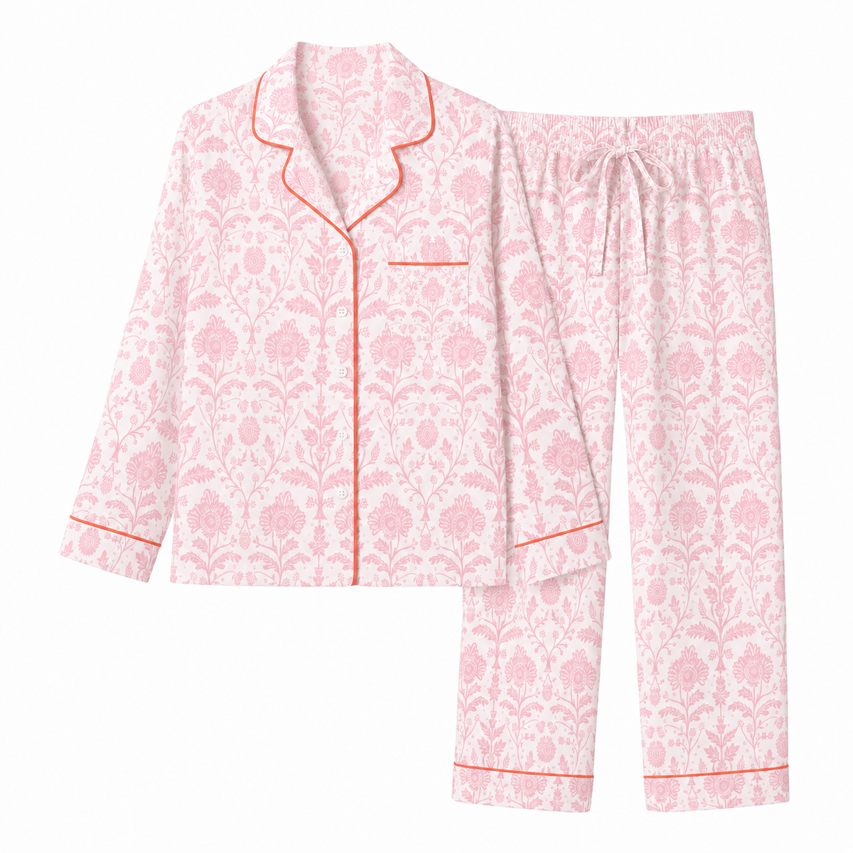 Pink Delia Long Sleeved Pajama Set
