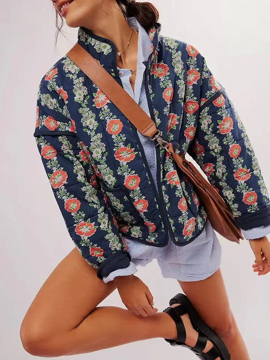 Amelia Floral Quilted Jacket