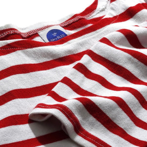 Photo of Red Breton Stripe Shirt by NAVYBLEU. Click to view.