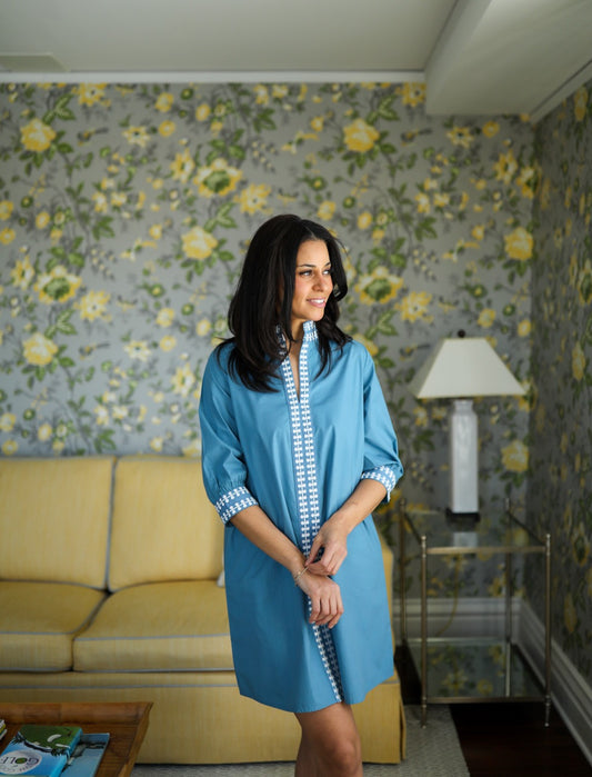 Campbell Dress - French Blue