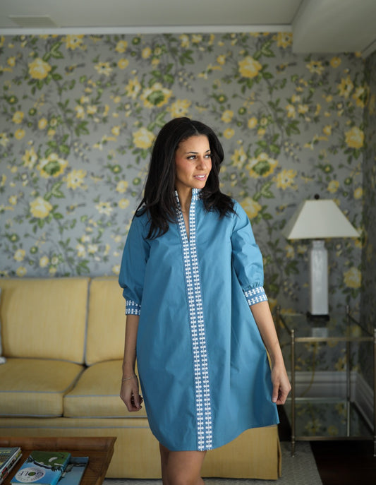 Campbell Dress - French Blue