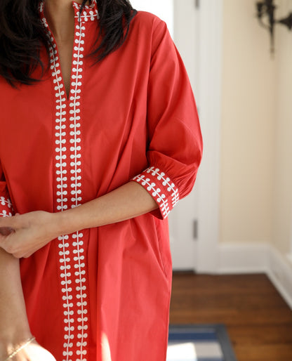 Campbell Dress - Tomato