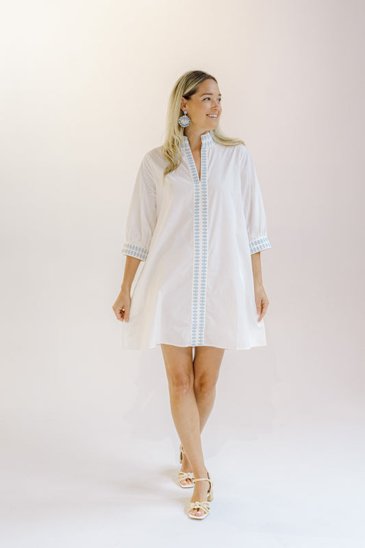 Campbell Dress - White