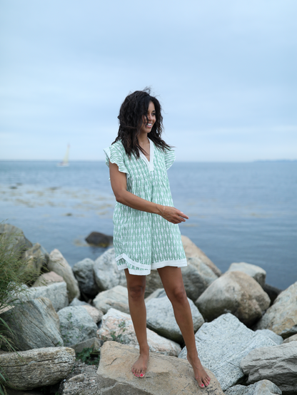 Eden Dress - Green Sea