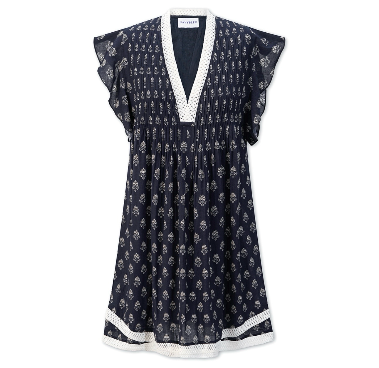 Eden Dress - Black Leaf