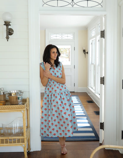 Eva Dress - Poppy Block