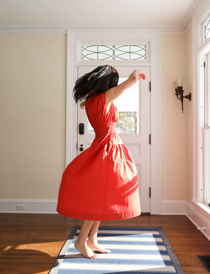 Eva Dress - Tomato