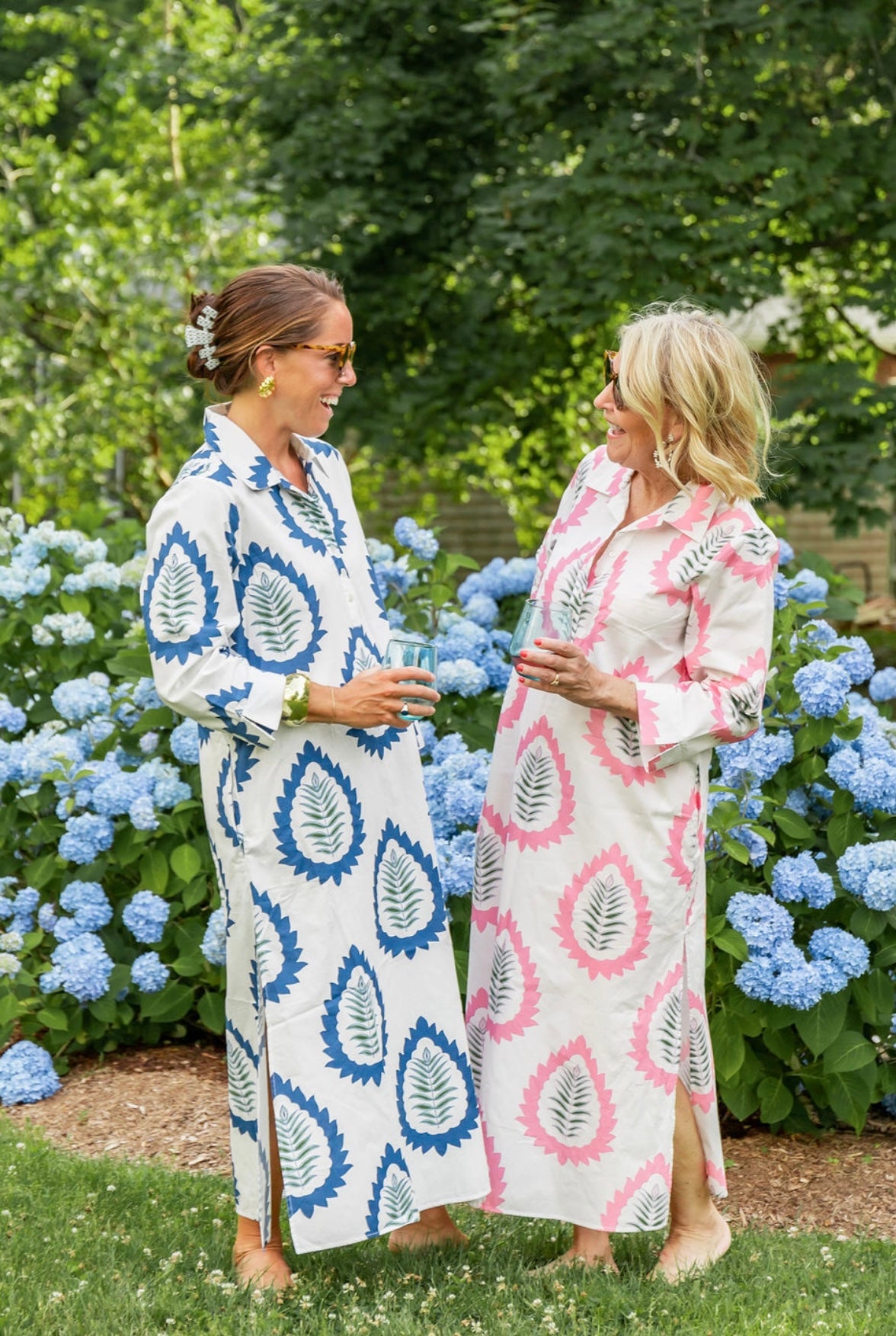 Martha Long Tunic Dress - Pink