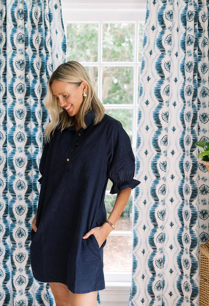Noel Dress - Navy