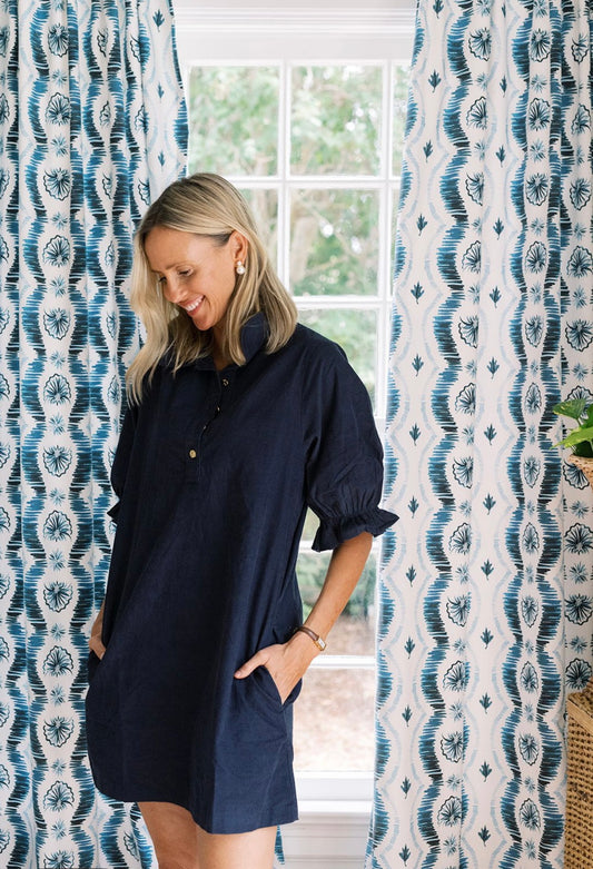 Noel Dress - Navy