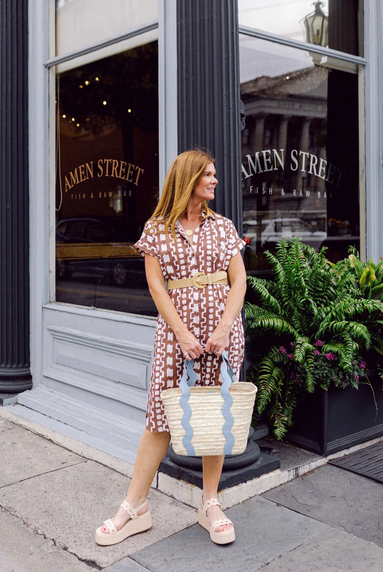 Blue Ridgley Tote by Breck and Grier
