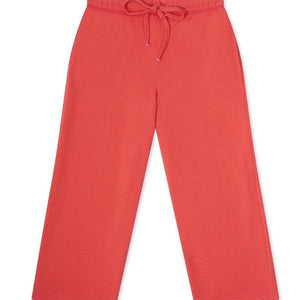 Photo of Terry Wide Leg Pant - Poppy. Click to view.