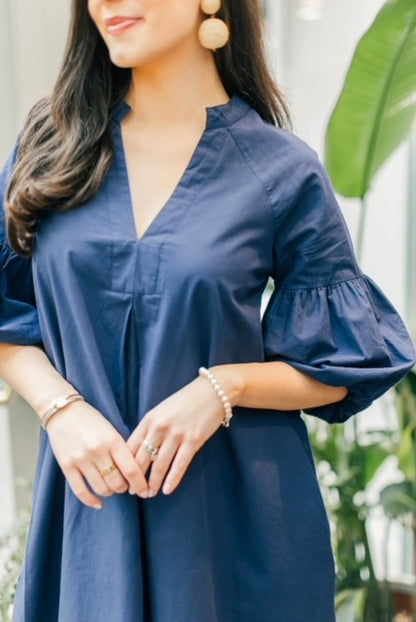 Blakely Dress - Navy