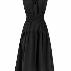 Photo of Eva Midi Dress - Black. Click to view.