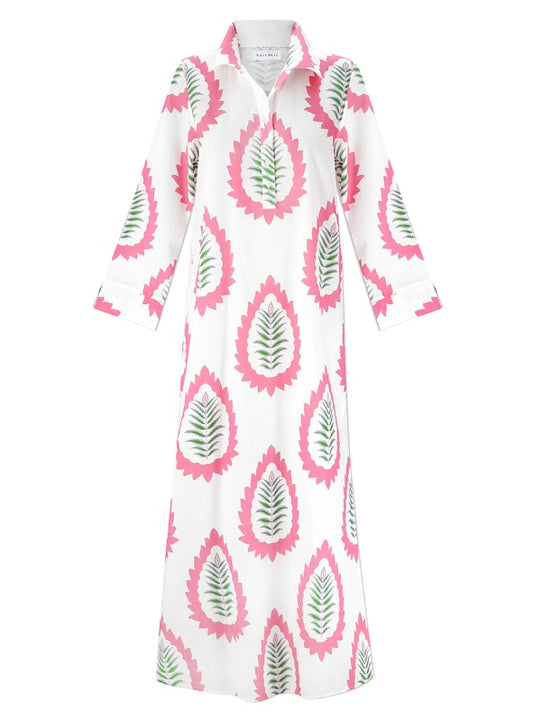 Martha Long Tunic Dress - Pink