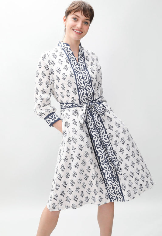 Evelyn Dress – Navy