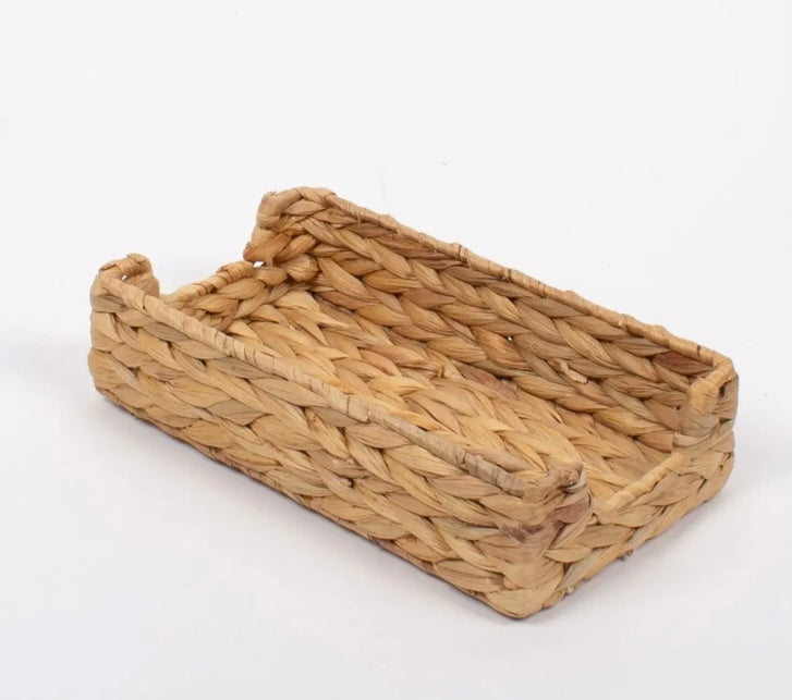 Natural Woven Guest Towel Tray