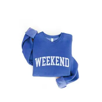 Unisex Weekender Hoodie in Royal Blue – Dirty Weekend
