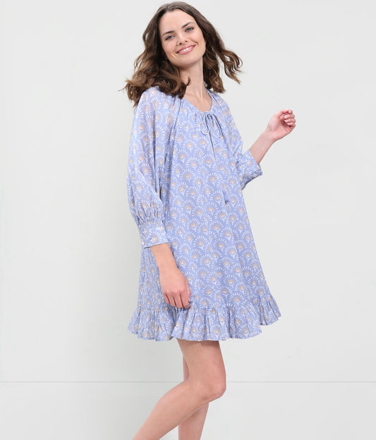 Lyla Dress - Cornflower