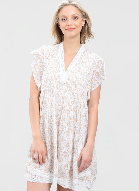 Eden Dress – Wheat Floral