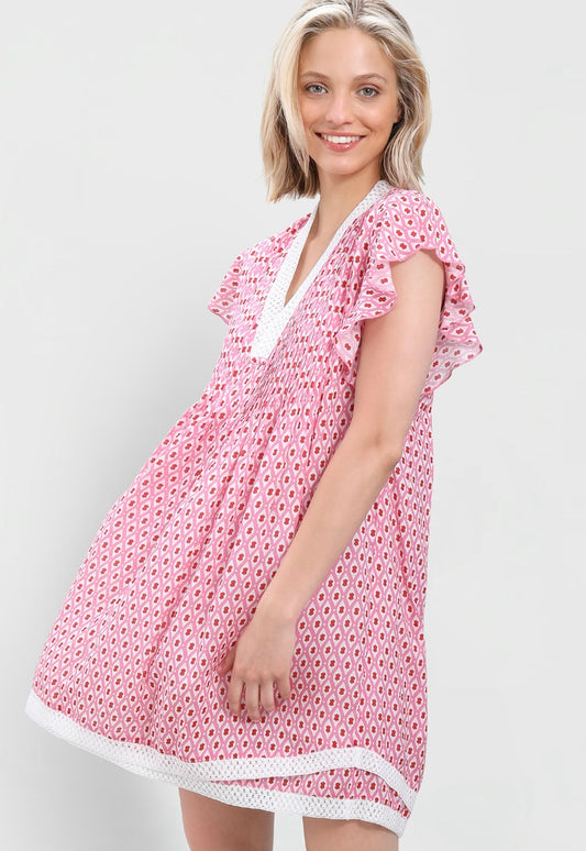 Eden Dress – Pink Diamond