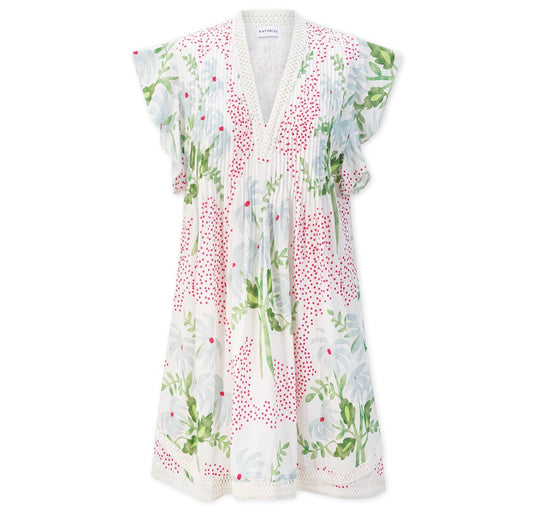 Eden Dress - Pink Dot Bloom