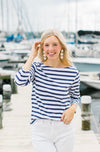 Navy Breton Stripe Shirt by NAVYBLEU