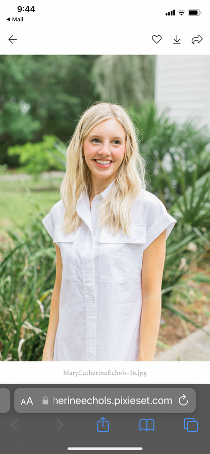 Harper Dress - White
