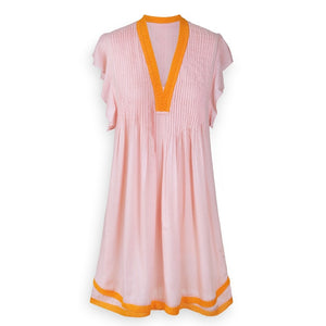 Photo of Eden Dress - Pink/Orange. Click to view.