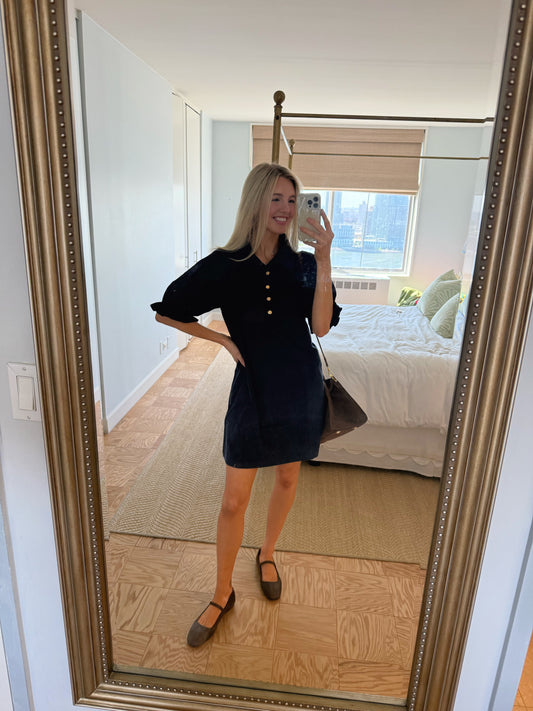 Noel Dress - Navy