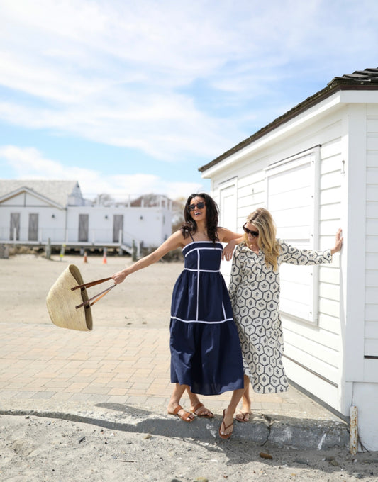 Claudia Dress - Navy