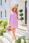Cisco Pink Stripe Tunic Dress - Design Darling for NAVYBLEU