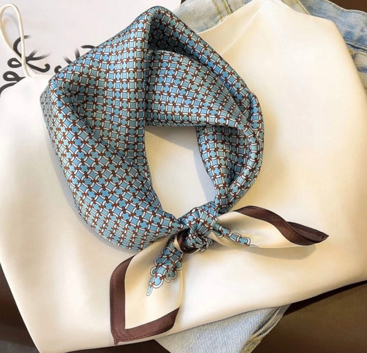 Mulberry Silk Scarf - Blue