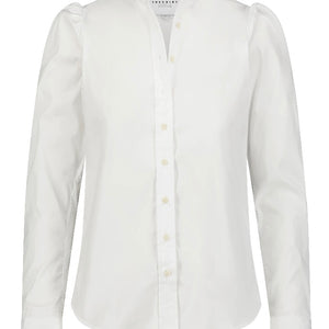 Photo of The Puff Shoulder Shirt - White. Click to view.